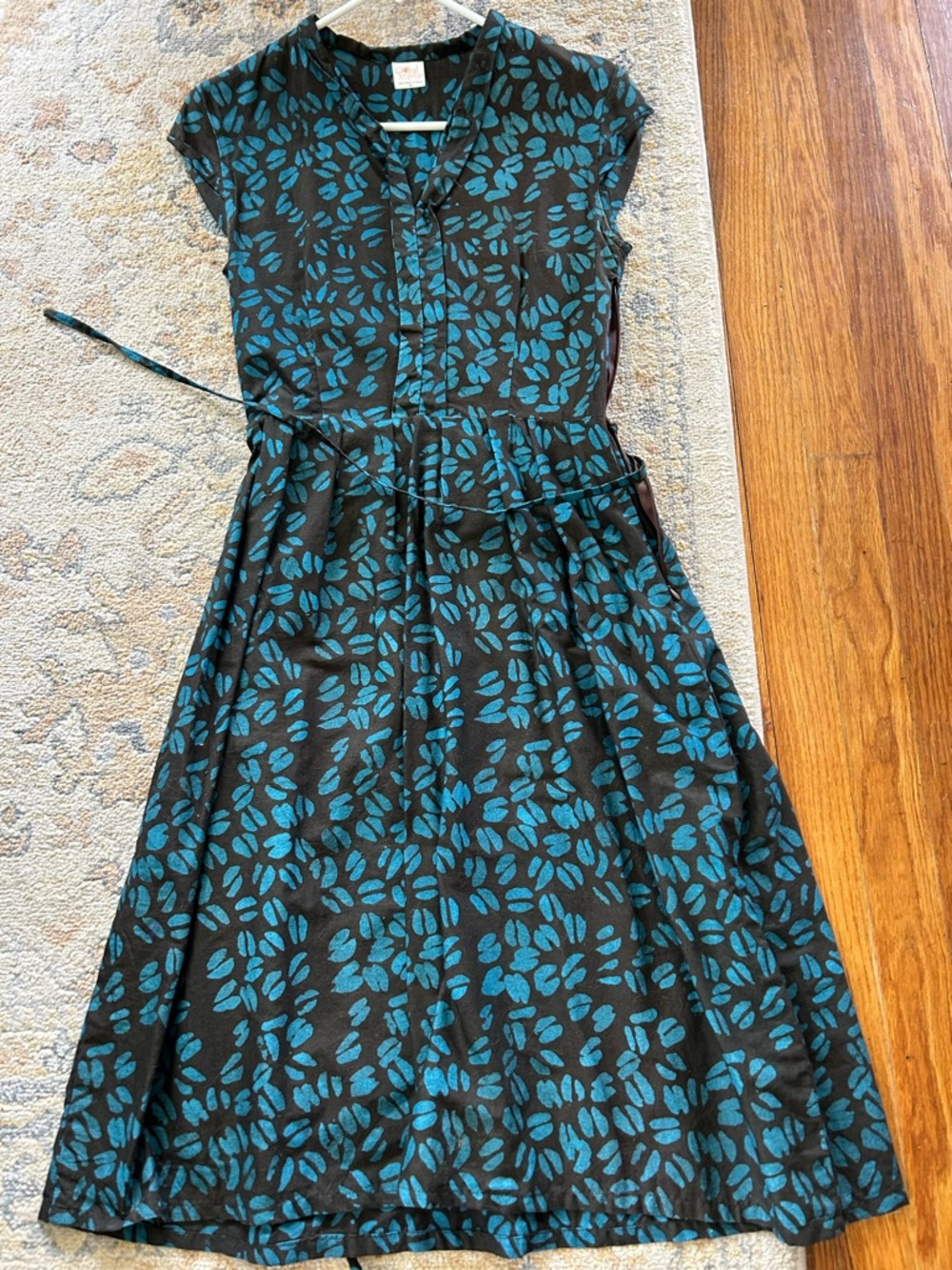 Fair trade Global mamas coffee print dress